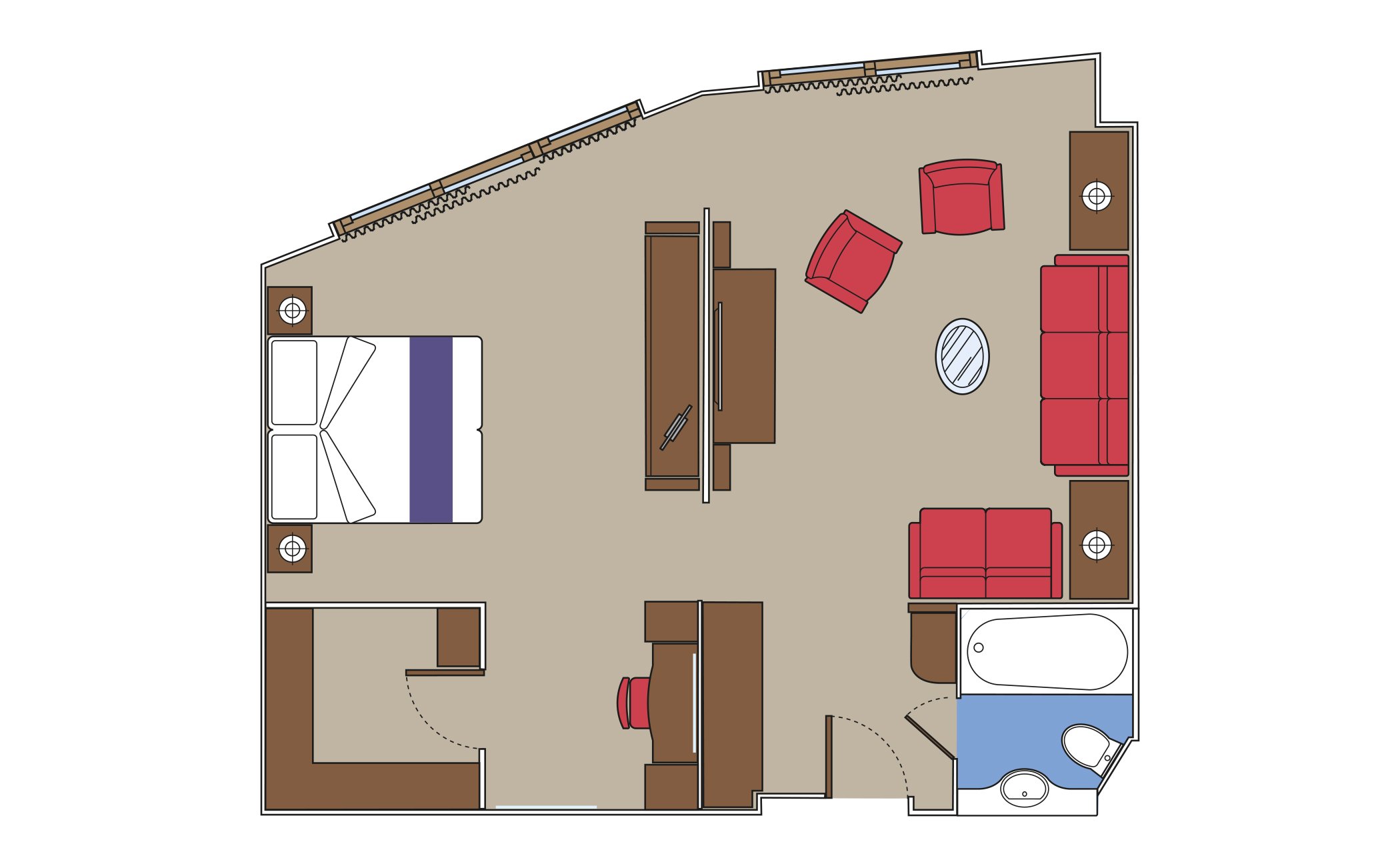MSC Preziosa Cabin: Executive Family Suite 2d MSC Preziosa Cabin: Executive Family Suite 2d