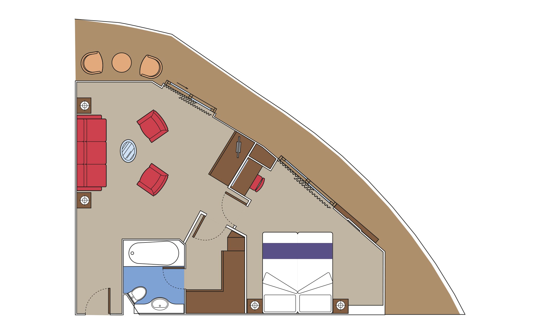 MSC Preziosa Cabin: Royal Suite 2d MSC Preziosa Cabin: Royal Suite 2d
